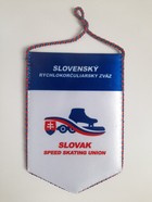Proporczyk Słowacki Związek Łyżworolek (produkt oficjalny)