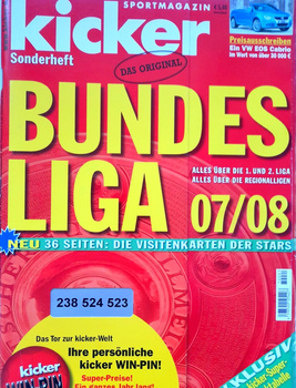 Skarb Kibica 1. i 2. Bundesliga sezon 2007/2008 (magazyn Kicker)