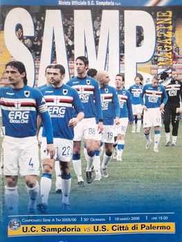 Program Sampdoria Genua - US Citta di Palermo, Serie A (19.3.2006)