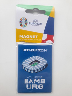 Magnes miasto-gospodarz Hamburg UEFA Euro 2024 Niemcy (produkt oficjalny)