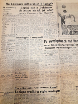 Gazeta Przegląd Sportowy (nr 79/1955) II Międzynarodowe Igrzyska Sportowe Młodzieży
