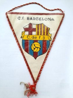 Proporczyk FC Barcelona stary