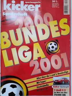 Skarby kibica Bundesliga 2000/2001 - 2004/2005 (Kicker, 5 egzemplarzy, oprawione)