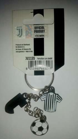 Brelok Juventus Turyn charms - herb, koszulka, piłka (produkt oficjalny)