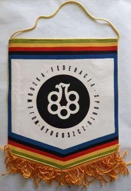 Proporczyk Kurs Centralny Sędziów i Kwalifikatorów Piłki Nożnej Wydział Sędziowski OZPN Bydgoszcz 24-26.06.1977