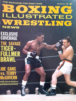 Magazyn Boxing Illustrated Wrestling News - rok 1963 (9 numerów)