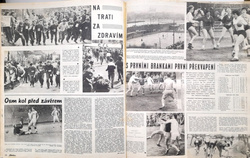Tygodnik Stadion Czechosłowacja Rocznik 1962 (niekompletny 51 numerów, oprawiony)