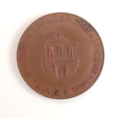 Medal 100 lat Okręgowego Związku Gimnastycznego w Krakowie 1867-1967