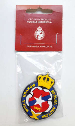 Magnes Wisła Kraków herb gumowy (produkt oficjalny)