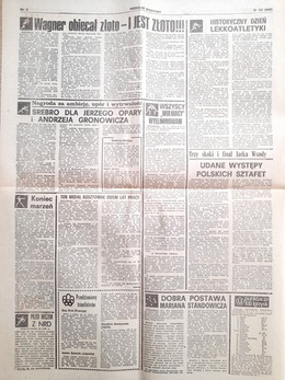 Gazeta Przegląd Sportowy Igrzyska Olimpijskie Montreal 1976 (15 numerów)