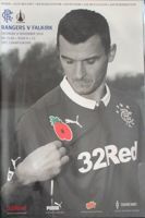 Program Glasgow Rangers - Falkirk FC SPFL Championship (08.11.2014)