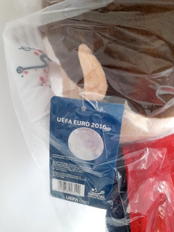 Duża maskotka Euro 2016 - Super Victor (oficjalny produkt)