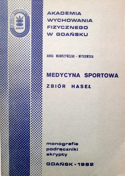 Medycyna sportowa. Zbiór haseł