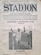 Ilustrowany Tygodnik Sportowy Stadjon nr 29 (15.11.1923)