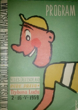 Informator Program XII Wyścig Pokoju Berlin - Praga - Warszawa 1959