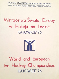 Notatnik Mistrzostwa Świata i Europy w Hokeju na Lodzie Katowice 1976