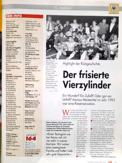 Skarb Kibica Szwajcarski Futbol 2003/2004 (magazyn Blick)