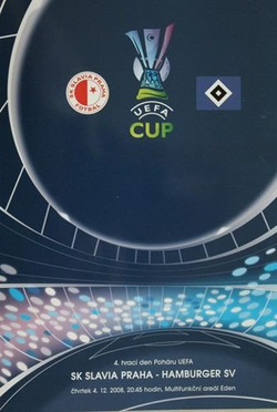 Program SK Slavia Praga - Hamburger SV (04.12.2008) - Puchar UEFA