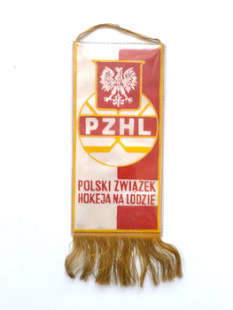 Proporczyk Polski Związek Hokeja na Lodzie (PRL)