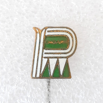 Odznaka Rodopa Smolan stary herb (Bułgaria, emalia)