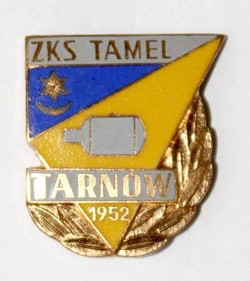 ZKS Tamel Tarnów z wieńcem (emalia)
