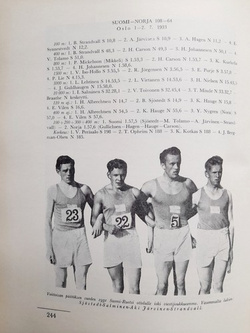 Z naszych tradycji lekkoatletycznych. Fińska lekkoatletyka 1906-1956
