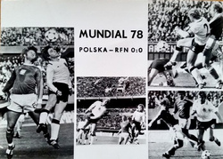 Pocztówka Mecz Polska - RFN 0:0 Mistrzostwa Świata 1978 (piłka nożna)