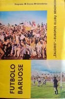 Program Żalgiris Wilno - Austria Wiedeń Puchar UEFA (07.09.1988)