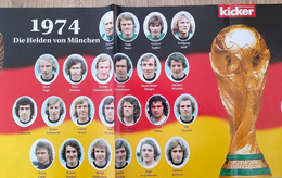 Plakat Reprezentacja Niemiec Mistrzowie Świata 1954-1974-1990-2014