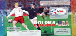 Bilet Polska - USA mecz towarzyski  (31.03.2004)