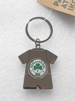 Brelok Panathinaikos Ateny koszulka z obrotowym herbem (produkt oficjalny)