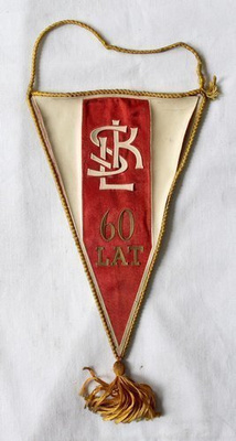 Proporczyk 60 lat ŁKS Łódź