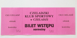Bilet CKS Czeladź na mecz (normalny)