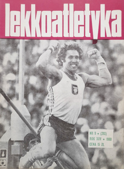 Miesięcznik Lekkoatletyka 1980 (8 numerów)