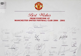 Zdjęcie Manchester United 2004-2005 (produkt oficjalny)