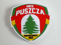 Magnes MKS Puszcza Niepołomice herb, z otwieraczem (produkt oficjalny)