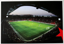 Pocztówka Stadion Slavii Praga (produkt oficjalny)