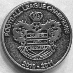 Queens Park Rangers Football League Champions 2010-2011 (metal)