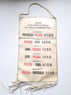 Proporczyk Polska Finalistą Mistrzostw Świata Argentyna 1978