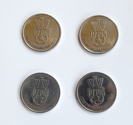 Numizmaty Piłkarze Reprezentacja Polski Mistrzostwa Świata Korea Japonia 2002