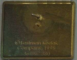 Odznaka maratończyk Dorando Pietri na Igrzyskach Olimpijskich 1908 Londyn Firma Kodak 