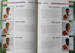 Program informator Amica Wronki I liga sezon 1995/96. Runda wiosenna