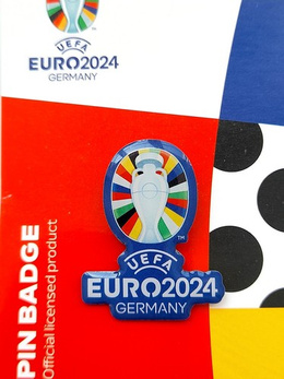 Odznaka Mistrzostwa Europy UEFA Euro 2024 Niemcy logo i nazwa (produkt oficjalny)