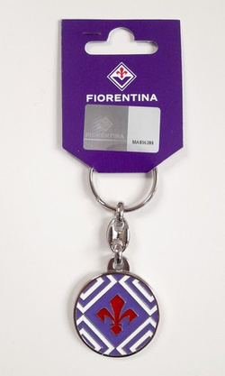 Brelok ACF Fiorentina herb okrągły (produkt oficjalny)