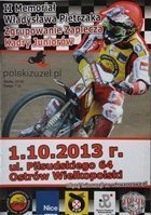 Program II Memoriał Władysława Pietrzaka Zgrupowanie Zaplecza Kadry Juniorów (01.10.2013)