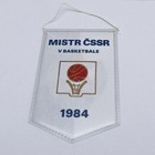 Proporczyk Ruda Hvezda Pardubice - Mistrz Czechosłowacji 1984 w koszykówce