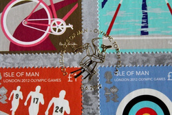 Koperta Letnie Igrzyska Olimpijskie Londyn 2012. Wizyta Olimpijskiego Znicza (Wyspa Man)