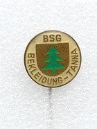 Odznaka BSG Bekleidung-Tanna (NRD, epoksyd)