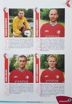 FC Twente. Oficjalny przewodnik na sezon 2001/2002 (Holandia)