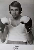 Pocztówka Janusz Gortat (boks) - Mistrz Polski 1974 i 1975 w wadze półciężkiej